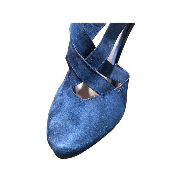 Jeffrey Campbell brand new blue suede shoes heeled size 39 - Picture 5 of 8